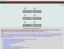 Tablet Screenshot of fosterslegal.co.uk